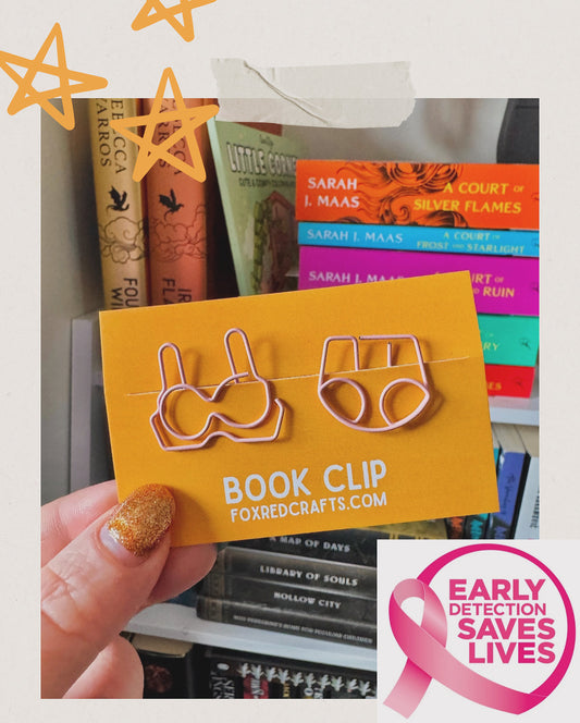 Cancer Awareness Book Clips