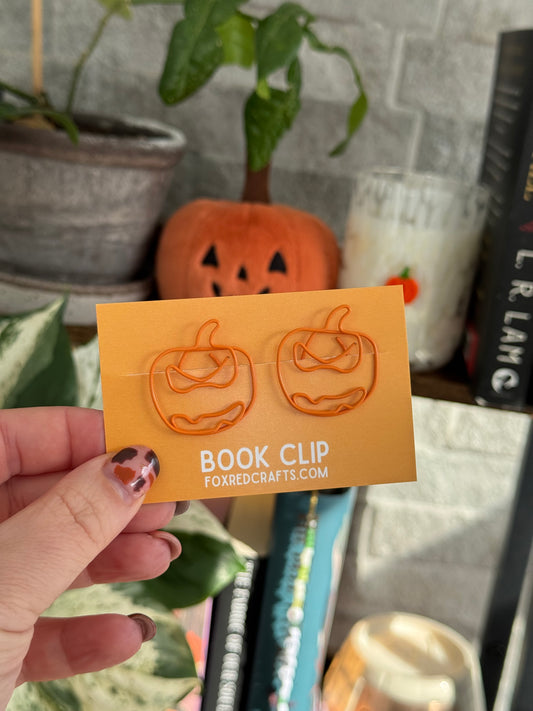 Pumpkin Book Clip