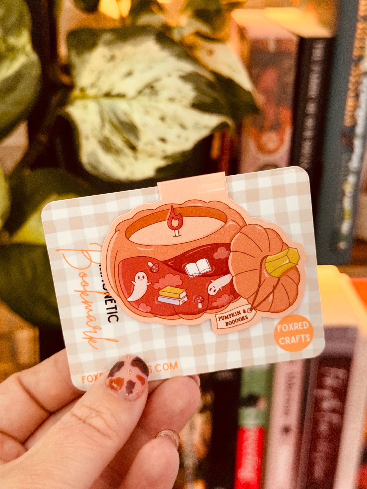 Pumpkin Magnetic Bookmark