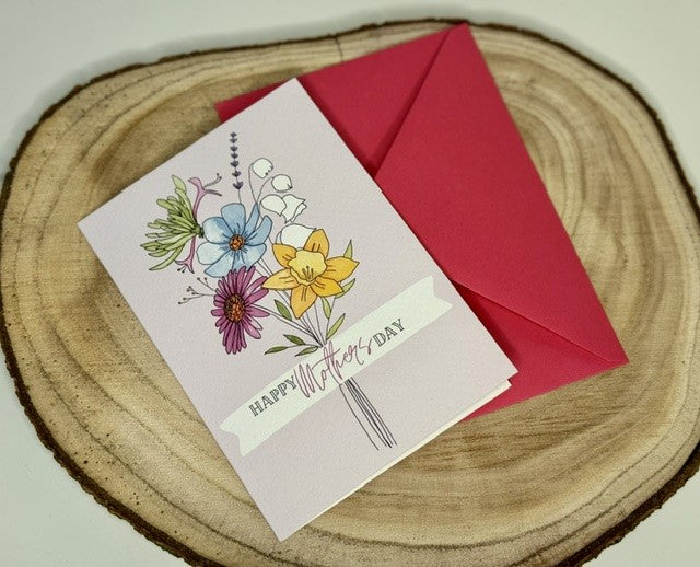Bouquet Mothers Day Card