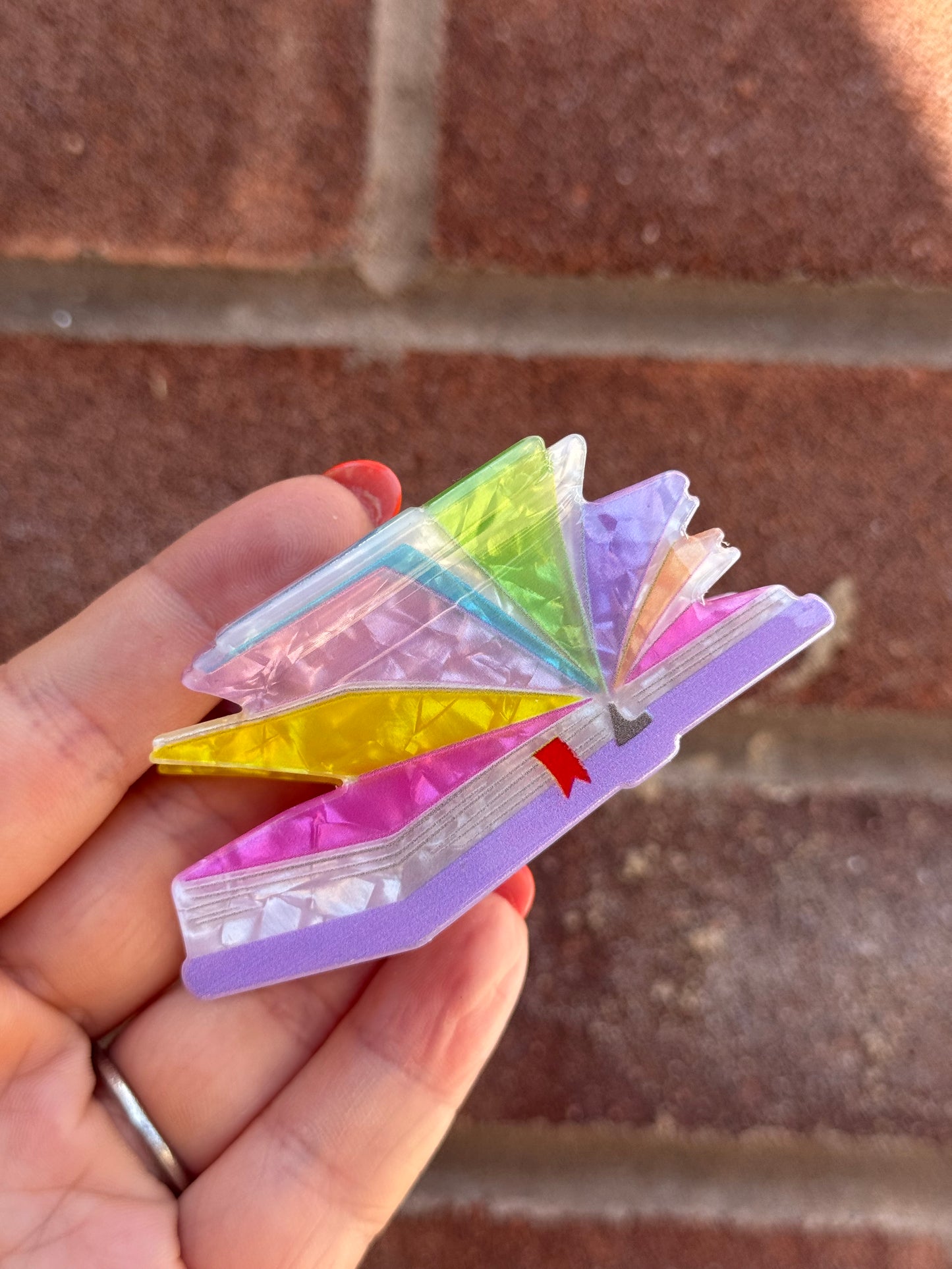 Mini Book Claw Clip