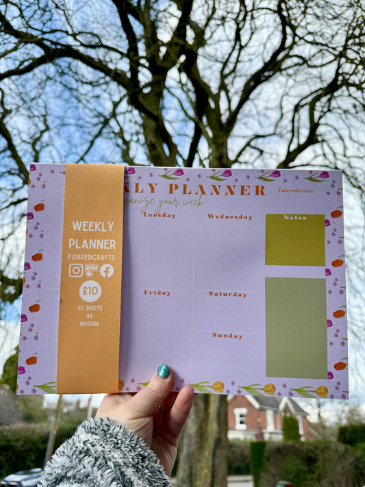 Tulip Weekly Planner Notepad