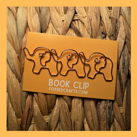 Elephant Book Clip
