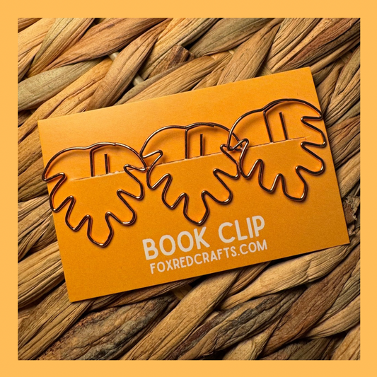 Monstera Leaf Book Clip
