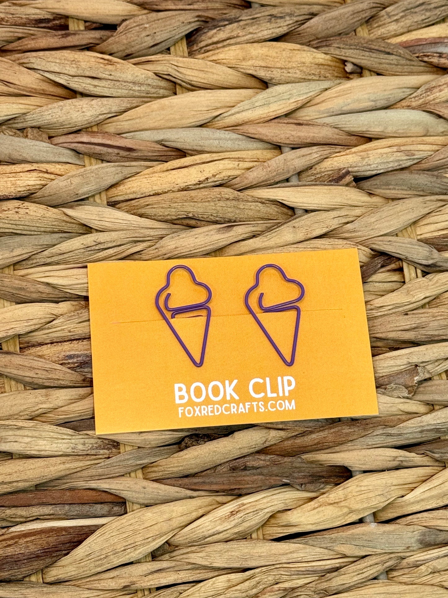 Ice Cream Book Clips