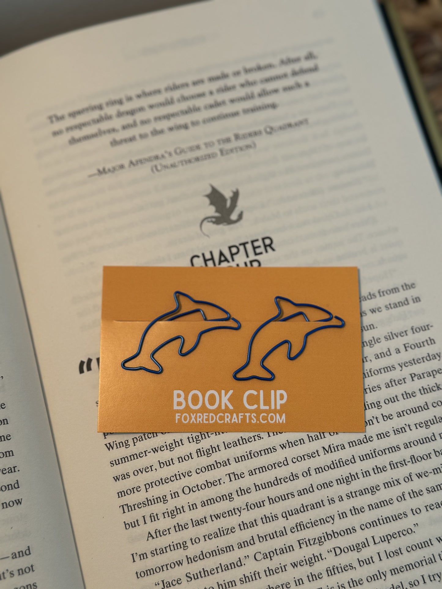 Dolphin Book Clip