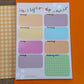 Food Planner Notepad