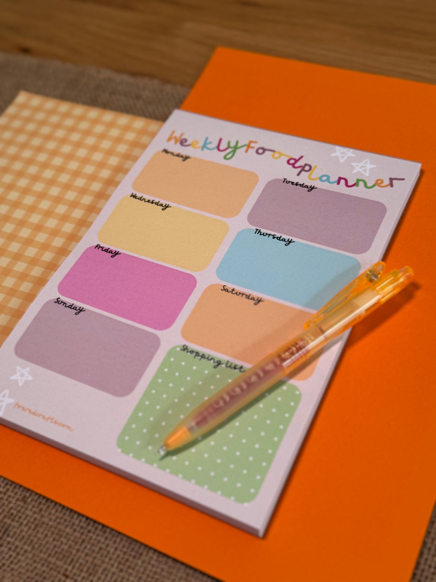 Food Planner Notepad