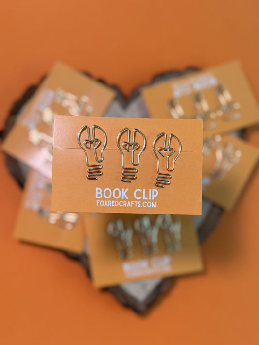 Lightbulb Book Clip