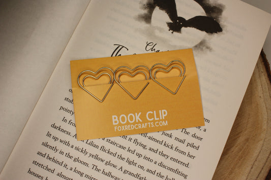 Heart Book Clip