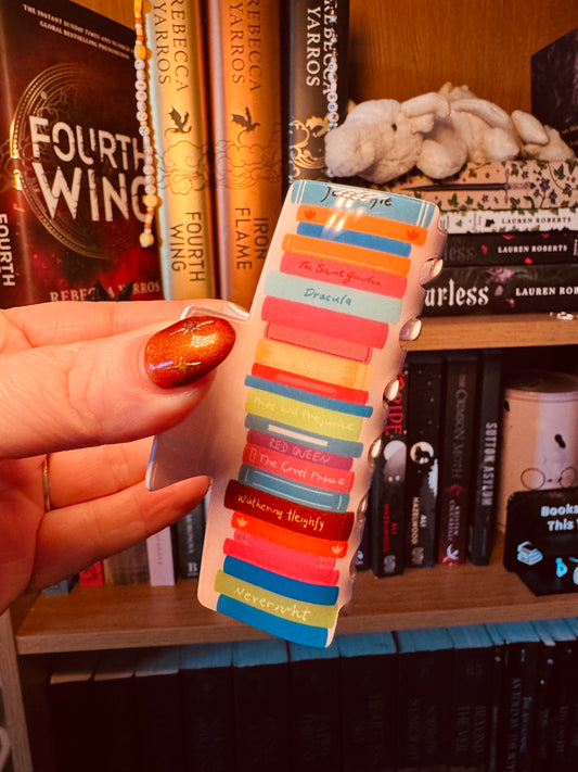 Book stack Claw Clip