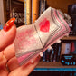 Heart Book Claw Clip