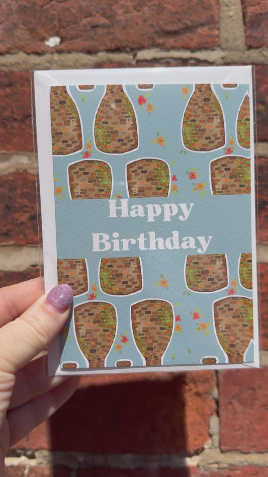 Stokie Birthday Greeting Card