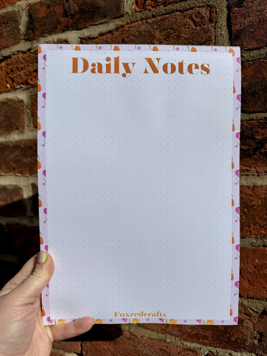 Daily Notepad A4