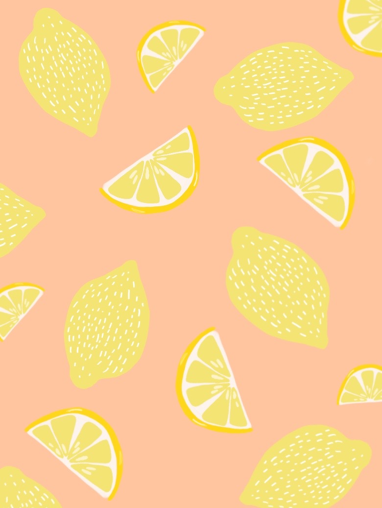 Slice of lemon Print