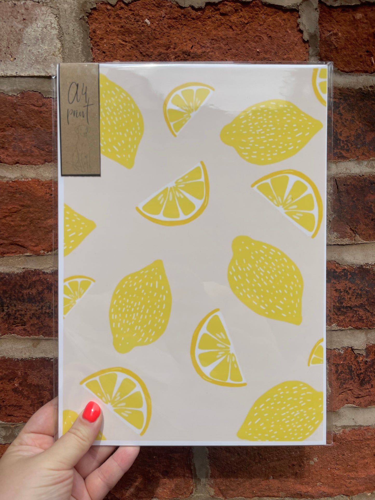 Slice of lemon Print